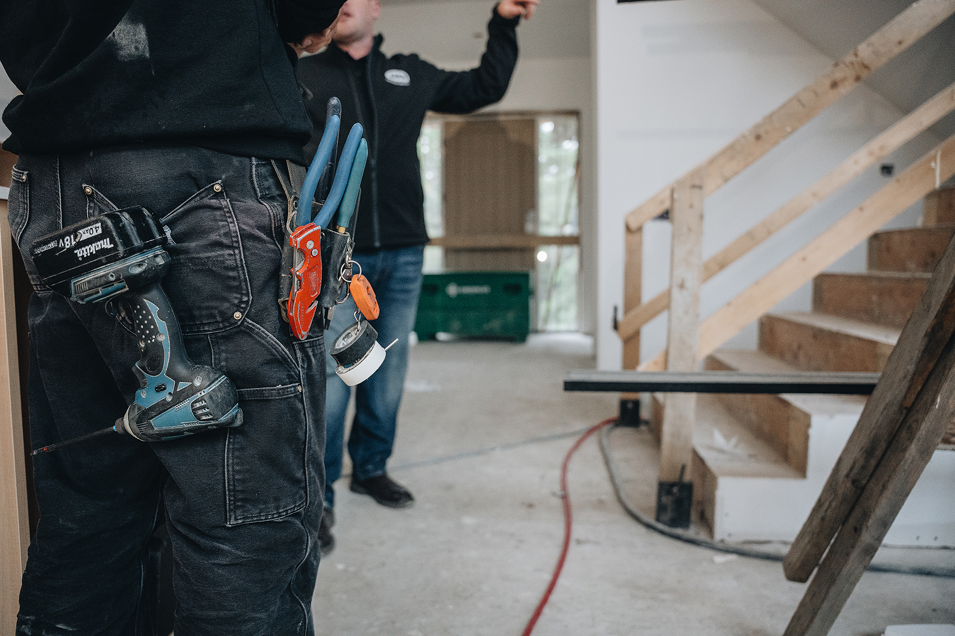 Electrician near me in Calgary by Crew Electrical Services installing a clean, labeled residential panel