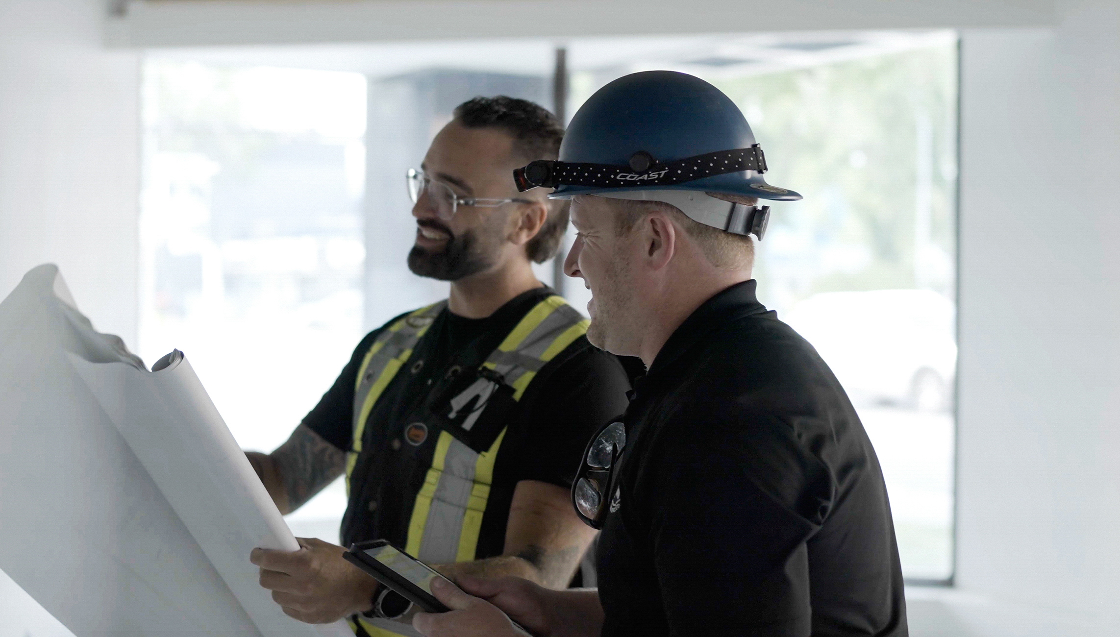 A Crew Electrical Services licensed electrician diagnosing a faulty circuit. We specialize in fast and accurate electrical troubleshooting and repair. 