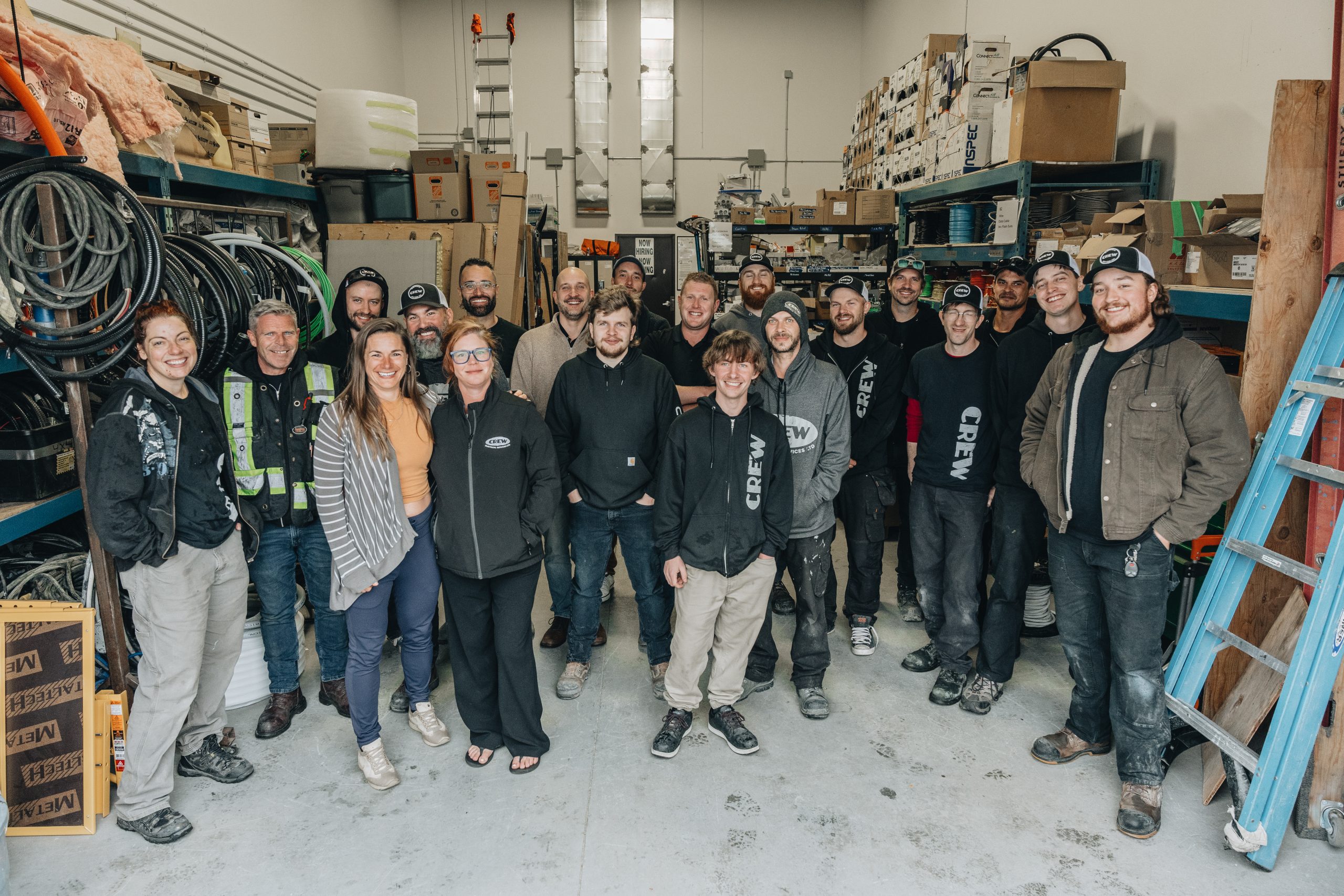 Crew Electrical Services team members